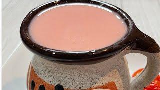 Atole De Fresa Natural Con Masa Bien Sabroso Facil De Preparar Tips Para Qué No Se corte.