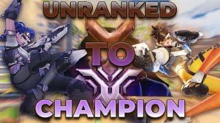 Unranked to Champion Solo Q Every Game Overwatch 2