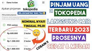 Cara Pinjam Uang Di Tokopedia 2023 Review Pinjaman Tokopedia Pengguna Baru