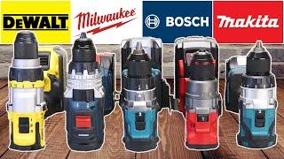 Best Cordless Drills in the ? Milwaukee VS DeWalt VS Makita VS Bosch