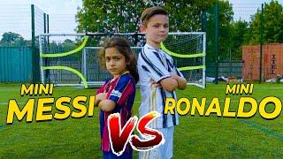 EPIC MINI MESSI VS MINI RONALDO SKILLS BATTLE  Billy Wingrove & Jeremy Lynch