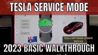 2023 TESLA SERVICE MODE FOR MODEL 3 Y Walkthrough Australia  2023.6.8