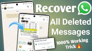 how to recover whatsapp deleted messages  whatsapp deleted messages recovery