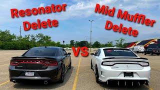 Resonator vs Muffler Delete Which Sounds Better??