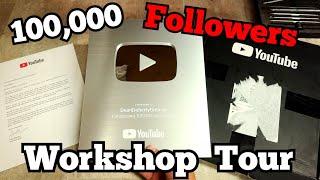 As requested a walk around tour of the tool repair workshop after hitting 100000 followers.