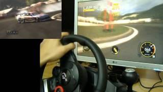 Drifting in Grid - Logitech Driving Force GT All Assists OFF