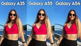 Samsung Galaxy A35 vs Samsung Galaxy A55 vs Samsung Galaxy A54 Camera Test