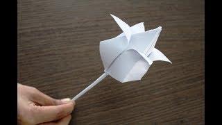 DIY - How to Make Paper Flowers  Origami Lotus Flower  Paper Lotus Flower