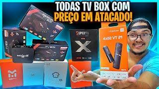 LOJA DE ATACADO DE TV BOX PARA REVENDA Melhor FORNECEDOR NACIONAL de RECEPTORES DE ANDROID TV BOX