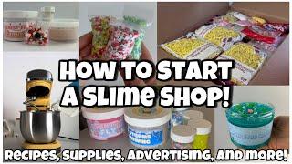 How to Start a Slime Shop EVERYTHING You Need to Know