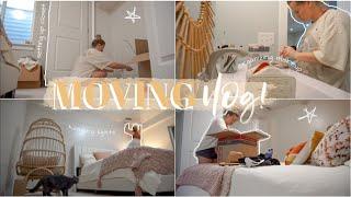 Moving Vlog  Bringing in Furniture Setting up & Organizing My Room Etc.