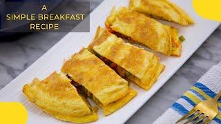 A SIMPLE BREAKFAST RECIPE EVERYONE WILL LOVE - VEGETABLE OMELETTE - ZEELICIOUS FOODS