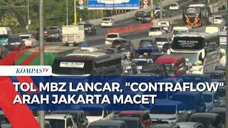Jalur Contraflow Arah Jakarta Macet saat Arus Balik Lebaran Kemacetan Capai 10 Km