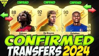 FIFA 25  NEW CONFIRMED TRANSFERS & RUMOURS 2024 Zirkzee to Man utd De Bruyne Saudi and more