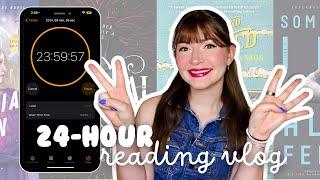 24-hour reading vlog ⏰️ reading four books in two days