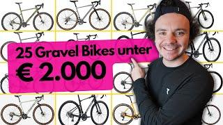 25 GRAVELBIKES unter € 2.000  Rose Canyon Radon Cube Giant Triban Bulls Merida ...