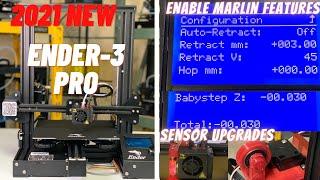 Ender 3 Pro - Marlin firmware extra features + filament sensor + 3D  BL touch bed leveling sensor