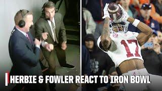 WHAT JUST HAPPENED? Herbstreit & Fowler react to end of Iron Bowl  ESPN College Football