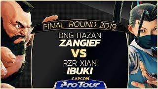 DNG Itabashi Zangief Zangief vs RZR Xian Ibuki -  Final Round 2019 - Top 16 - CPT 2019