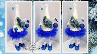 DIY CHRISTMAS TREE - STOMPER WITH HANDLESNew Year decorChristmas tree with your own hands