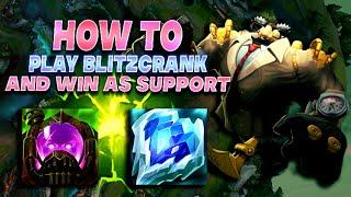 #1 BLITZCRANK WORLD SHOWS YOU HOW TO PLAY BLITZ THE RIGHT WAY CARRY AS SUPPORT - League of Legends