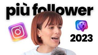 Come avere più FOLLOWER su Instagram Gratis 4 STRATEGIE INFALLIBILI 2023