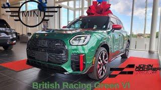 NEW ARRIVAL 2025 MINI Countryman JCW British Racing Green #mini #u25 #Countryman #jcw