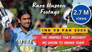 Dhonis Rare Footage of 119* vs Pakistan in 2004  Extended Highlights  Bright Quality