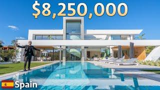 Touring a $8250000 Futuristic Modern Home on the Spanish Coast