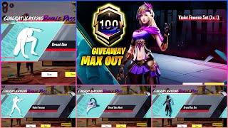  NEW A6 ROYALE PASS IS HERE  MAXING OUT NEW ROYALE PASS WITH FREE EMOTES & GIVEAWAY IN BGMI