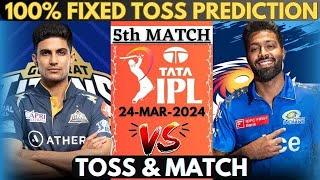 GT VS MI IPL 2024 5th Match Prediction  Gujarat Titans vs Mumbai Indians toss prediction