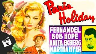 ⭐Paris Holiday 1958 Comedy  Romance  Bob Hope Fernandel  classic movies