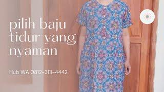 baju tidur batik setelan baju tidur batik pekalongan WA O812 3111 4442