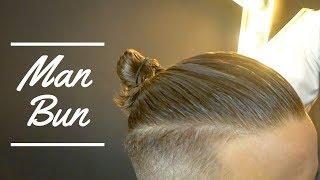 Mens Hairstyles - How to make a Man Bun - MAN BUN TUTORIAL