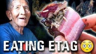 Philippines STRANGEST food ETAG in Sagada  Travel Philippines Vlog