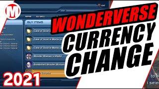 DCUO Wonderverse Currency Change