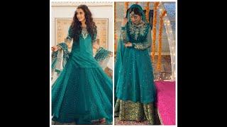 Maya Ali Vs Sehar Khan same colour dress ️️