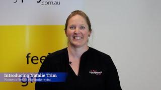 Introducing Natalie Trim myPhysioSA for her