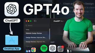 GPT4o and its new ChatGPT Omni Desktop App for Web Design