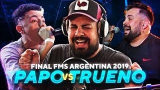 LA REACCIÓN MÁS ESPERADA PAPO vs TRUENO en FMS Argentina 2019