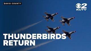 The Thunderbirds are back Massive air show returns to Hill Air Force Base