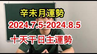 辛未月運勢｜直播剪輯｜ 2024.7.5-2024.8.5｜ 十天干日主運勢