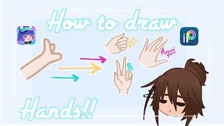 How to draw hands Tutorial Im bad at this but les just go with it