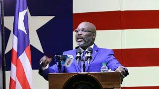 Liberian President Weah seeks re-election  AFP