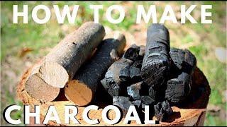 How To Make Charcoal Briquettes  At Home