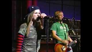 Avril Lavigne - Sk8er Boi David Letterman 10022002