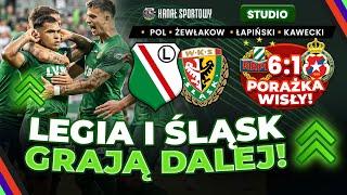 LEGIA DEMOLUJE WISŁA KRAKÓW ROZBITA ŚLĄSK WYGRYWA ANALIZUJEMY MECZE POLSKICH KLUBÓW W PUCHARACH