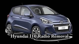 2018 Hyundai i10 Radio Removal
