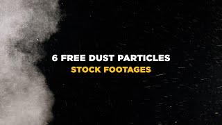 FREE Dust Particles Stock Footage - After Effects Premier Pro Final Cut& Any Software