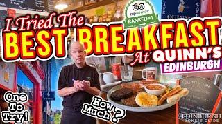 I Try The Best Scottish Breakfast In Edinburgh TripAdvisor Best Cafe In Edinburgh - Quinns cafe